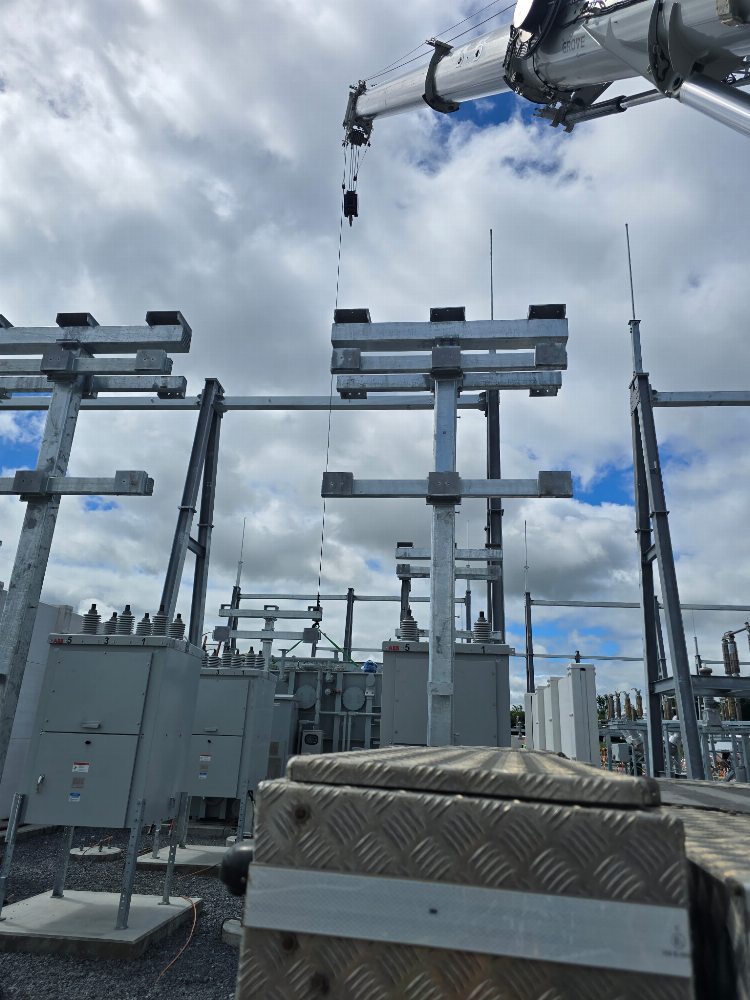 Photo of electrical transformers
