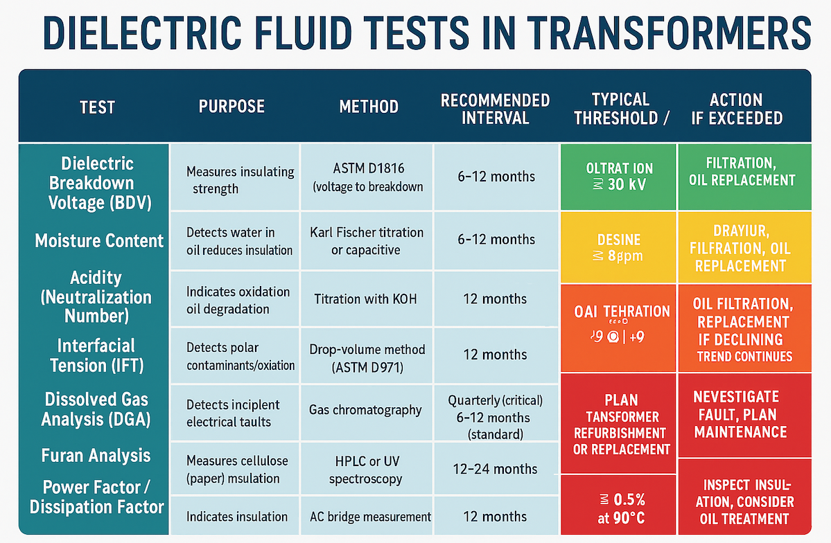The Benefits of Regular Testing of Dielectric Fluids in Transformers